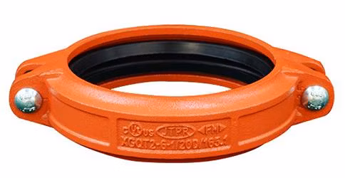 リジッドまたはフレキシブルカップリング/レジューシングティー/メカニカルティー/エルボ/クロス/フランジ/減速機/キャップ/溝付管継手 防火用溝付カップリングおよび継手